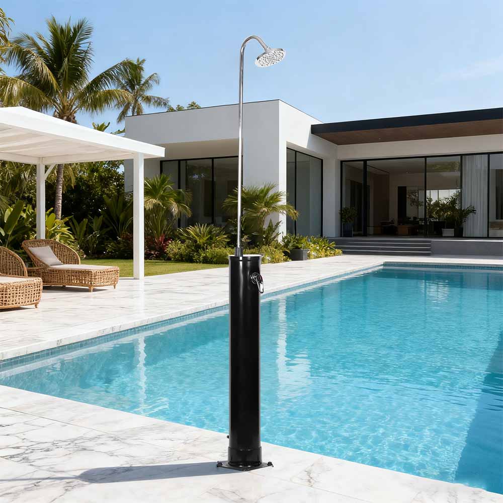 LY18L01-B 18L 라운드 바디 야외 정원 수영장 태양열 샤워