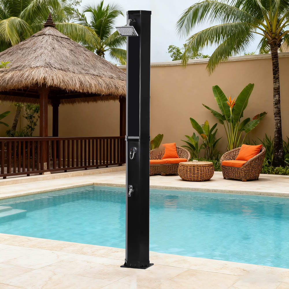 LY60L01 초대형 레인 샤워 헤드 정원 태양열 샤워